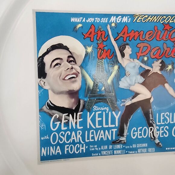 Pottery barn Collectors Plate An American In Paris 2002 Turner Classic Movie - Picture 4 of 7